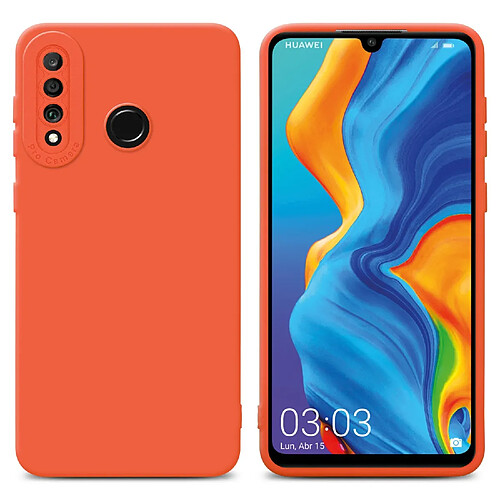 Cadorabo Coque Huawei P30 LITE Etui en Orange