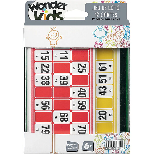 JEU VOYAGE LOTO 12 CARTES WONDERKIDS COU357P3FS1