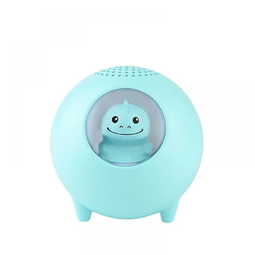 General Mini haut-parleur Bluetooth sans fil portable mignon avec microphone intégré, plage de connexion de 10 m, petits haut-parleurs mignons prenant en charge la carte TF, pour enfants gar?ons filles adolescents (bleu)