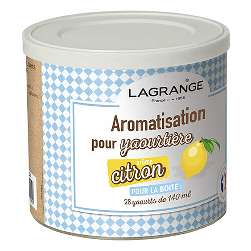 Pot de 425g arome citron pour yaourtière - 380360 - LAGRANGE