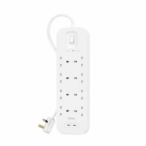 Multiprise 8 Prises avec Interrupteur Belkin SRB004VF2M (2 m)