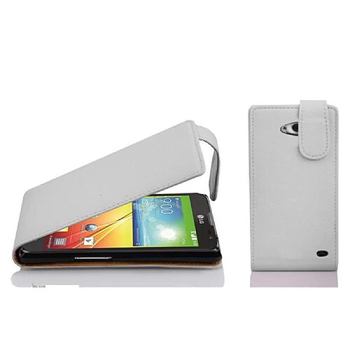 Cadorabo Coque LG L70 (1. SIM) Etui en Blanc