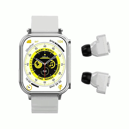 Yonis Montre Sport HD & Ecouteurs Bluetooth