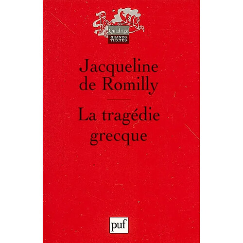 La tragédie grecque · Occasion