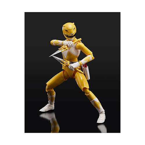 Flame Toys Power Rangers - Figurine Furai Model Plastic Model Kit Yellow Ranger 13 cm