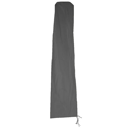 Decoshop26 House de protection pour parasol jusqu'à 3,5 m avec fermeture éclair anthracite 04_0002626