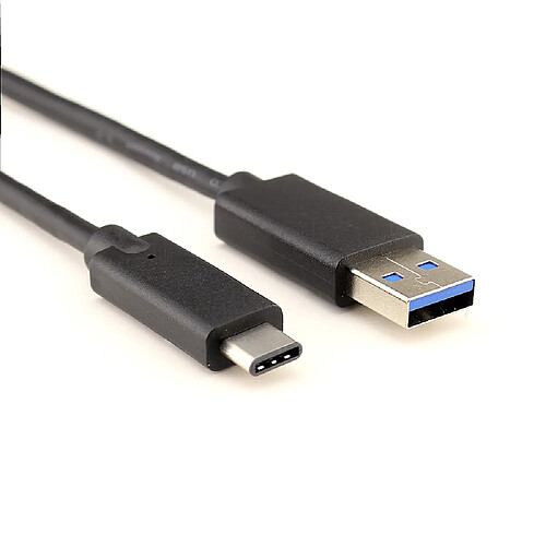 Câble USB 3.1 - USB vers Micro USB Type C - 1 m e HDEO Noir