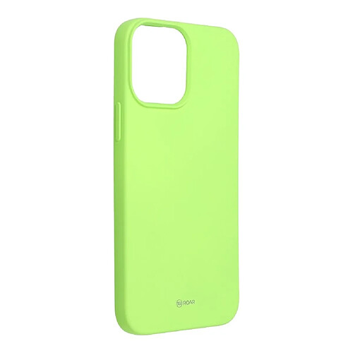 etui roar colorful jelly coque pour iphone 13 pro max lime