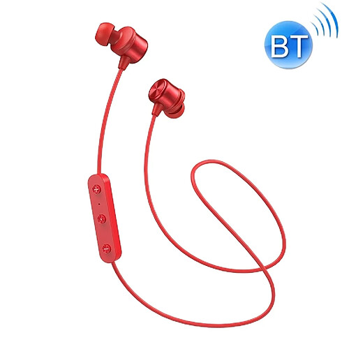 Wewoo Écouteur Bluetooth JR-D3S 4.2 double batterie sport casque rouge