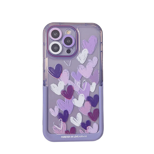 General Coque Compatible Iphone 14 Motif Coeur Mignon Motif Créatif, Coque Iphone Ultra-Mince Antichoc en TPU Souple pour Filles Garçons, Protection Parfaite pour Votre Téléphone Mobile