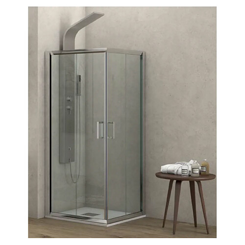 Karag Parois de douche carrées NEW FLORA 100 H. 180cm