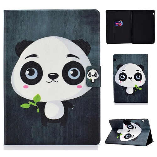 Etui en PU impression de motifs antichoc panda mignon avec support et porte-cartes pour votre Huawei MediaPad T3 10