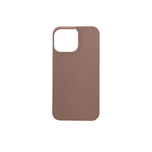 Eko Coque pour iPhone 12 Pro Max avec Cordon en Nylon et Chaîne en Résine Marron clair