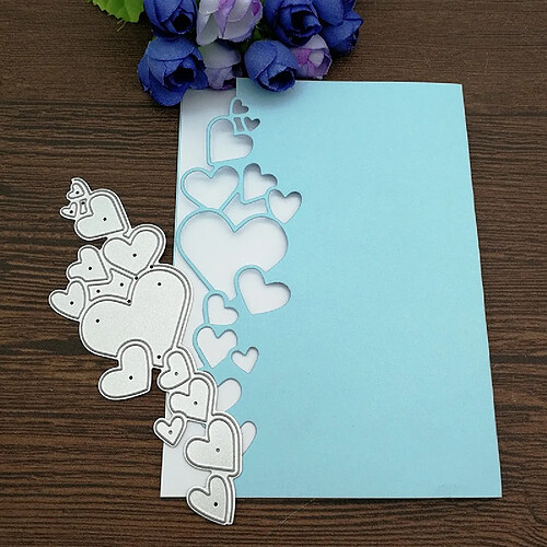 Wewoo 5 PCS Amour Frontière En Acier Au Carbone Couteau Modèle Enfants Puzzle DIY Gaufrage Moule