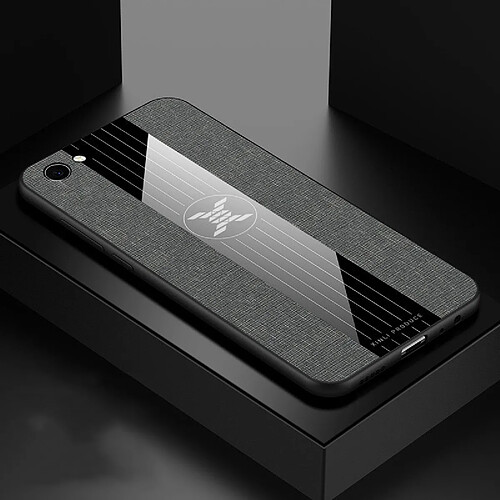 Wewoo Coque Souple Étui de protection en TPU antichoc Texture pour tissu Vivo Y71 XINLI Gris