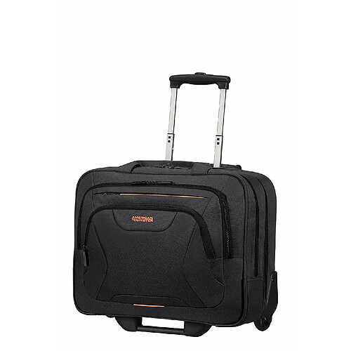 American Tourister At Work Mallette ordinateur à roulettes 44 centimeters 22 Noir (Black/Orange)