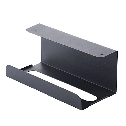 Universal Serviettes de salle de bains Serviettes de porte sous le distributeur de papier du placard Organisation Accessoires de cuisine | Porte-papier (noir)