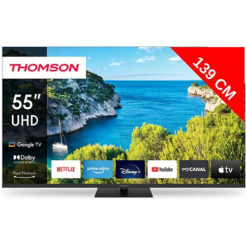 Thomson TV LED 4K 139 cm 55UG5C14 Google TV