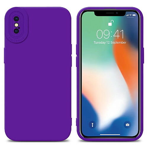 Cadorabo Coque iPhone XS MAX Etui en Lilas