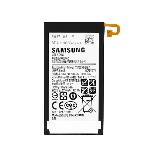 Batterie d'origine Samsung Galaxy A3 2017 - Samsung EB-BA320ABE 2350mAh