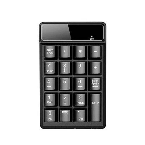 Clavier Bluetooth 2,4 GHz, pavé numérique silencieux, pavé numérique portable pour comptabilité financière pour ordinateur portable/notebook/PC