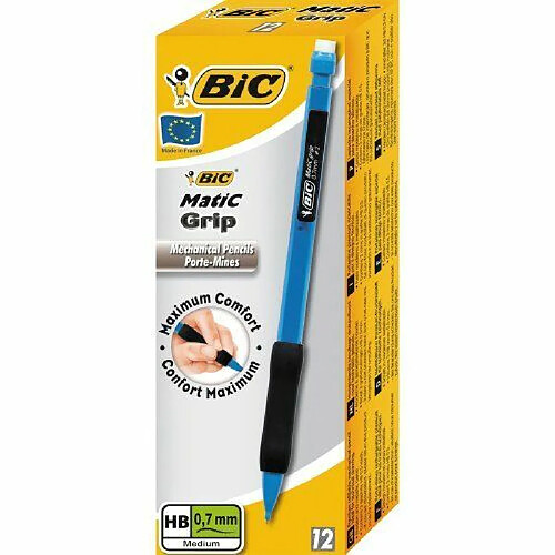 BIC Matic Grip Boîte de 12 Porte-mines jetable 0,7 mm