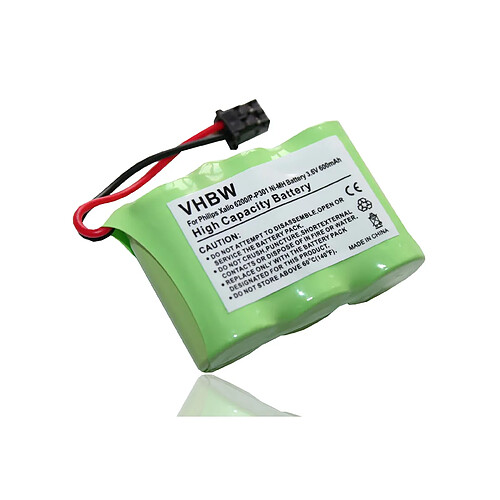 vhbw batterie compatible avec Uniden XC4510, XC4515, XC4519, XC4534, XC600, XC610, XC615 combiné téléphonique téléphone fixe (600mAh, 3,6V, NiMH)