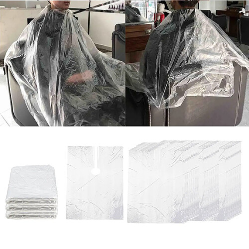 300 Pièces Jetables Coupe De Cheveux Cape Robe Styliste Barbier Capes Robes