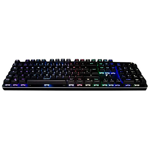 Talius Technology TALIUS Kimera USB QWERTY Espagnole Noir - Claviers (avec Fil, USB, Clavier mécanique, QWERTY, LED RGB, Noir)