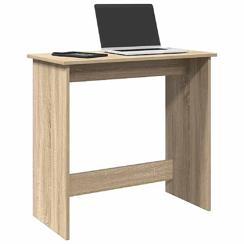 vidaXL Bureau Chêne Sonoma 80x40x75 cm Aggloméré