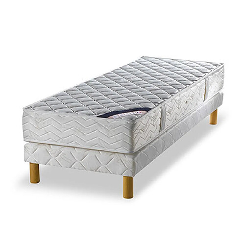 Mes Ensemble matelas ressorts biconiques - confort équilibré 80x190cm + sommier