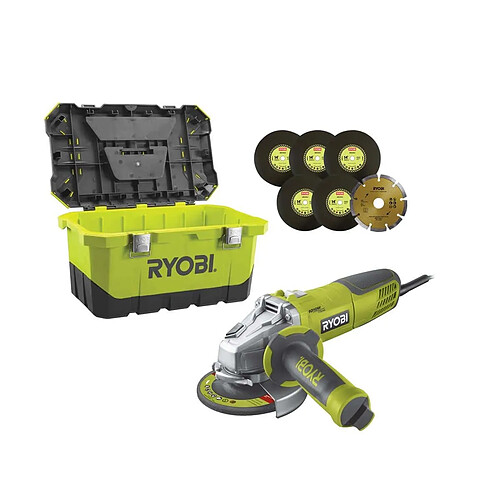 Meuleuse d'angle Ryobi Easyfix 125 mm 1010 W