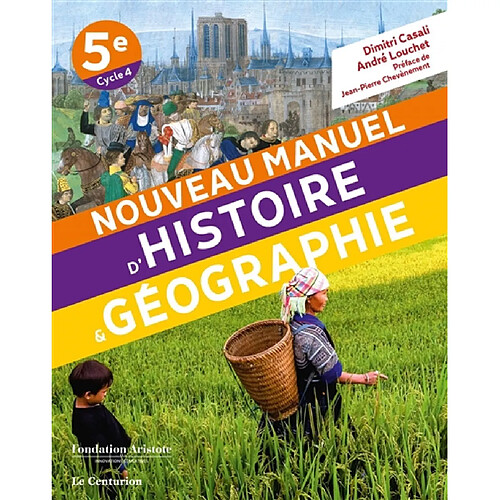 Nouveau manuel d'histoire & géographie 5e, cycle 4 · Occasion