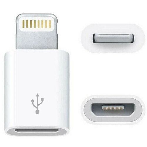 Universal (Blanc) Micro USB à Lightning Adaptateur Convertisseur Chargeur Téléphone portable iPod iPad