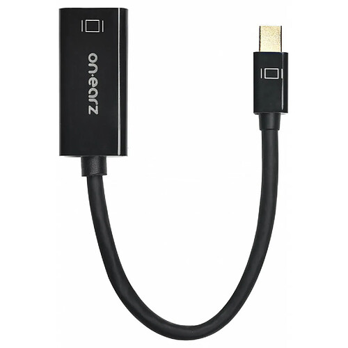 Adaptateur Mini DisplayPort vers HDMI On Earz Mobile Gear Noir