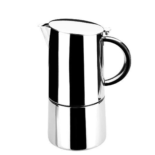 Lacor - 62051 - Cafetière Express Moka - 10 Tasses - 18/10 - Inox