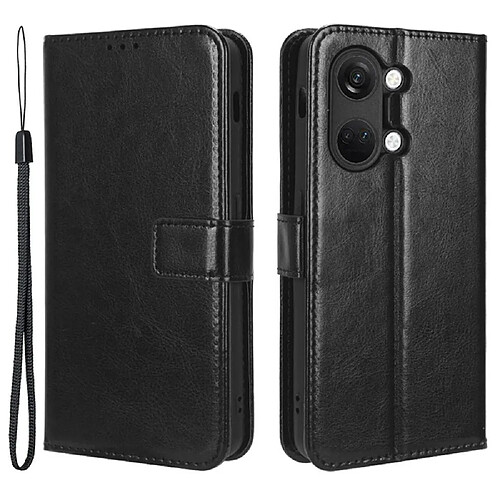 Htdmobiles Housse pour OnePlus Nord 3 5G - etui coque pochette portefeuille + film ecran - NOIR