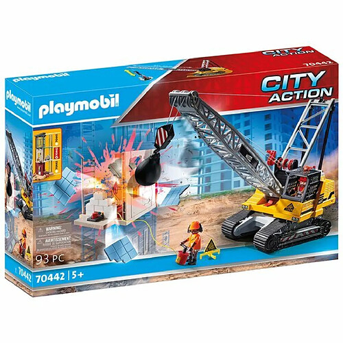 Playmobil® Dragline avec mur de construction Playmobil City Action 70442