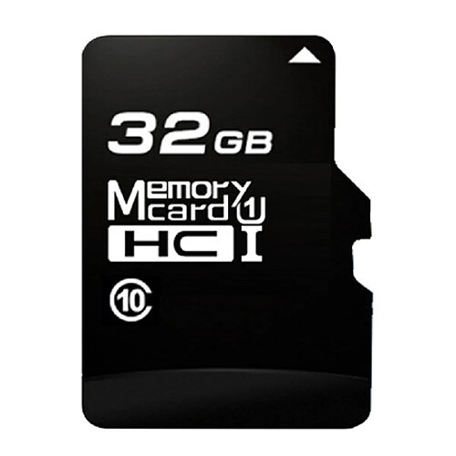 Wewoo Carte Micro SD mémoire 32 Go High Speed Class10 Black TF SD