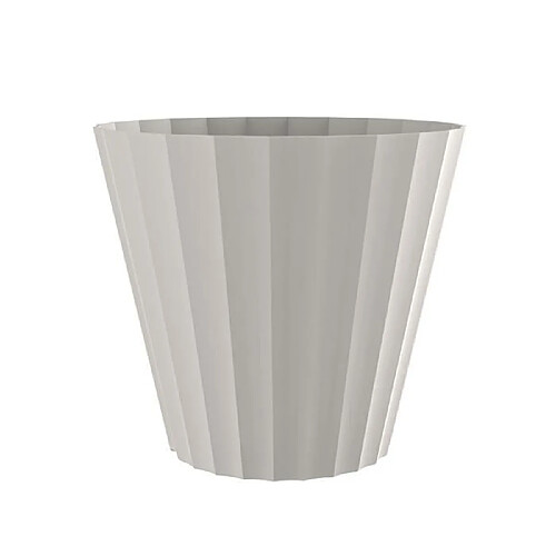 PLASTIKEN Pot Doric Maceta - Ø 32 x 29 cm - Blanc