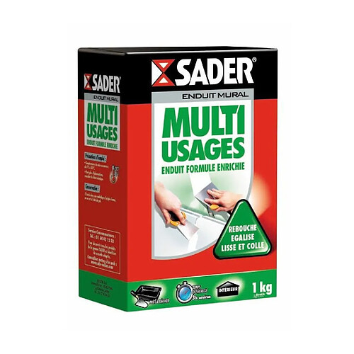 SADER Boîte Enduit Multi-usages Poudre - 1kg