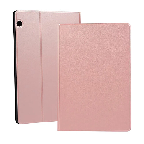 Etui en PU flip rose pour votre Huawei MediaPad T5 10 with Multi-angle Stand