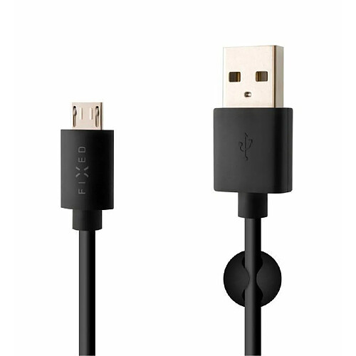 Kabel USB Fixed USB-A - microUSB 1 m Czarny (FIXD-UM-BK)