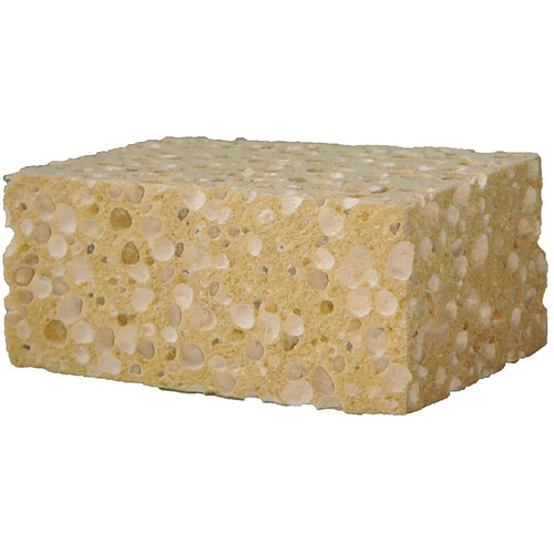 eponge végétale - 14 x 9 x 6 cm - beige - novipro 3306940372649