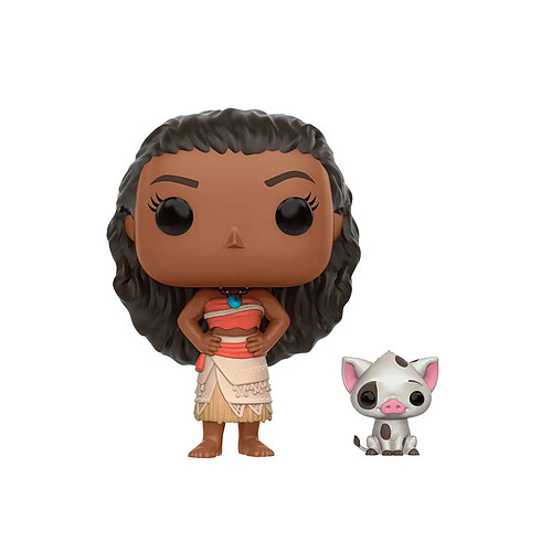 Funko Vaiana, la Légende du Bout du Monde - Figurine POP! Vaiana & Pua 9 cm