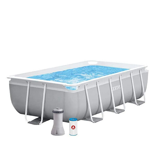 Piscine hors-sol autoportante Intex 26784 rectangulaire Prism Frame 300 x 175 x 80