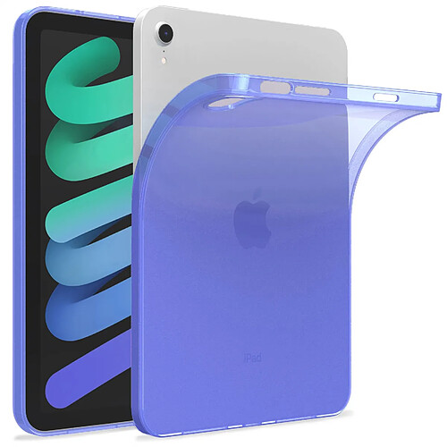 OKULI Transparent Étui Silicone Coque Housse Case Cover pour Apple iPad Air 4 (10.9) en Violet