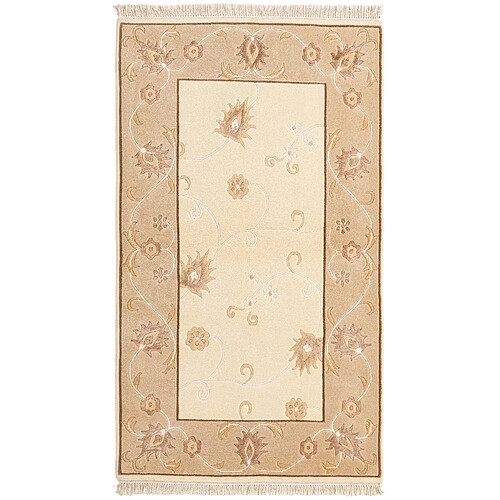 Vidal Tapis de laine 160x91 beige Darya