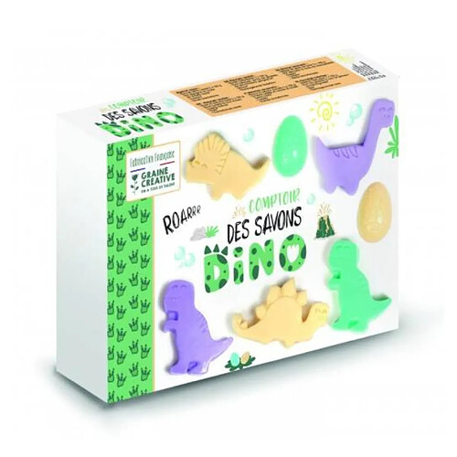 Graines Creatives Coffret comptoir des savons dinosaures