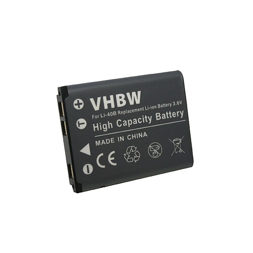 vhbw Batterie compatible avec Praktica Luxmedia 10-03, 12-04, 12-Z, 12-Z4, 12-Z4TS, 12-Z5, 14-04, 14-Z4, 14-Z4TS, 14-Z50, 14-Z50S, 14-Z51 (500mAh)